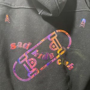 SAD KIDS CLUB! Upcycled 90’s Skater Jacket w alien